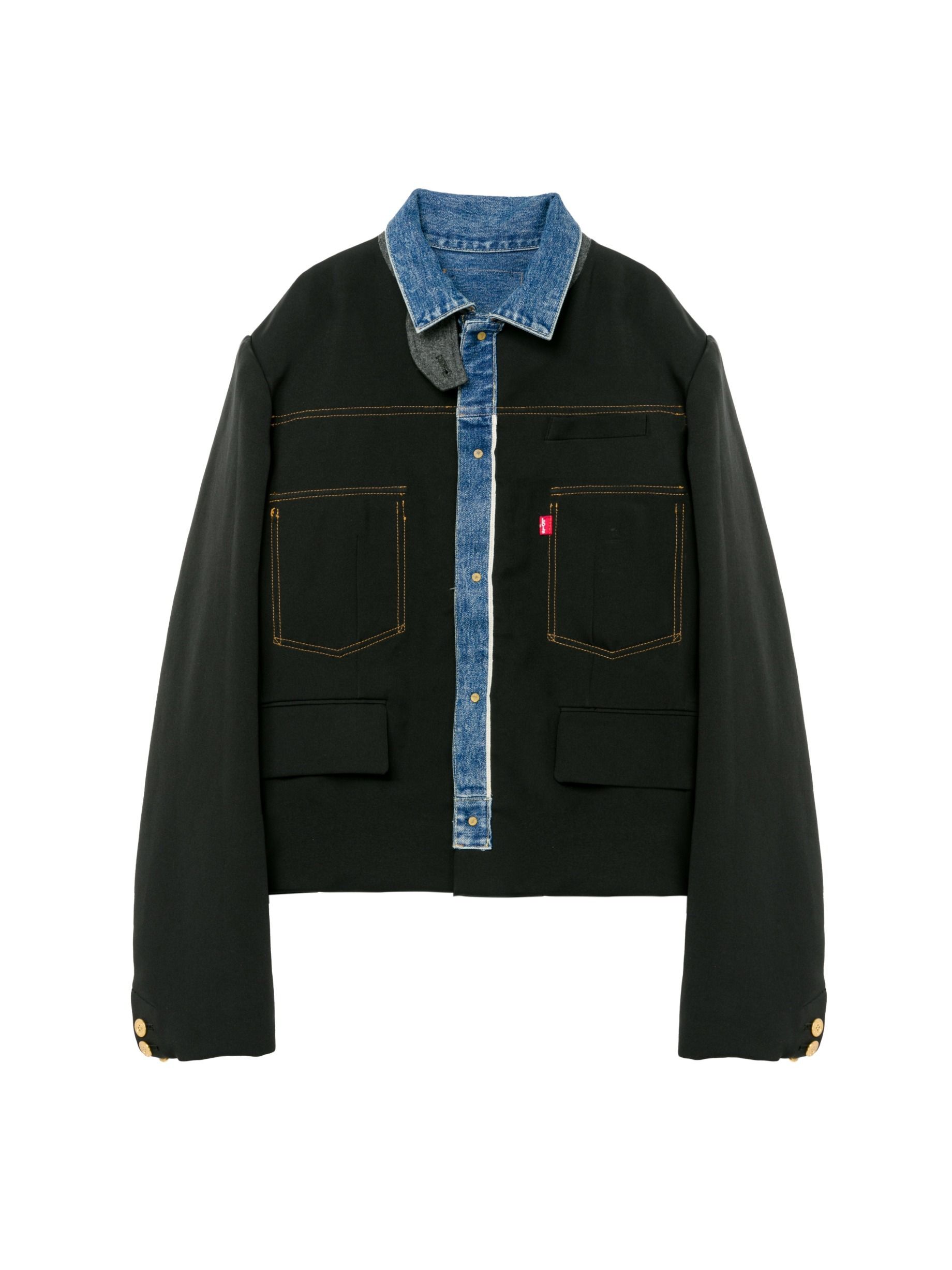 SACAI Levi's Denim x MatelasseTwill Reversible Blouson