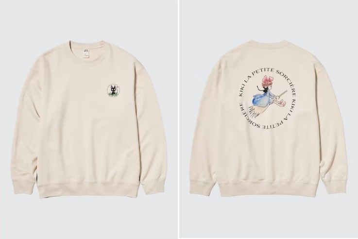 ● UNIQLO×ジブリ ● 長袖スウェット 男女兼用 ★25SS UNIQLO×ジブリ】2025SS 長袖スウェット 男女兼用 XS〜4XL