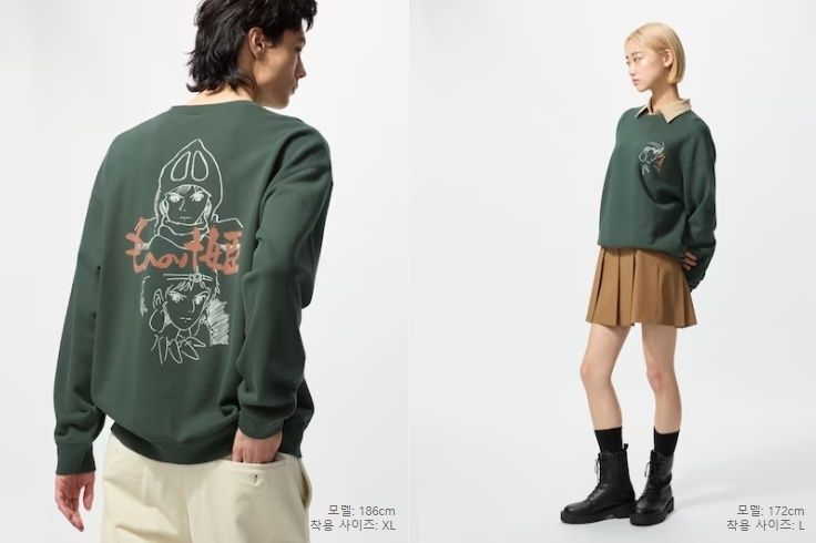 【UNIQLO×ジブリ】長袖スウェットXS〜4XL ユニセックス男女兼用 UNIQLO×ジブリ】2025SS 長袖スウェット 男女兼用 XS〜4XL